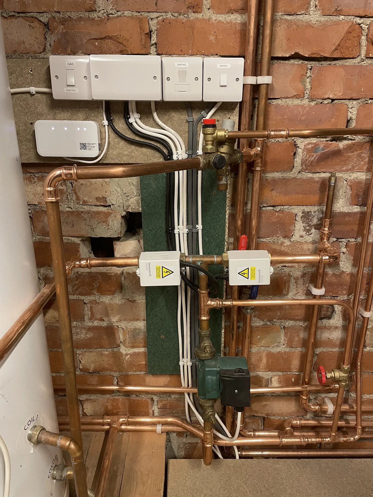 Completed rewire with new consumer unit
