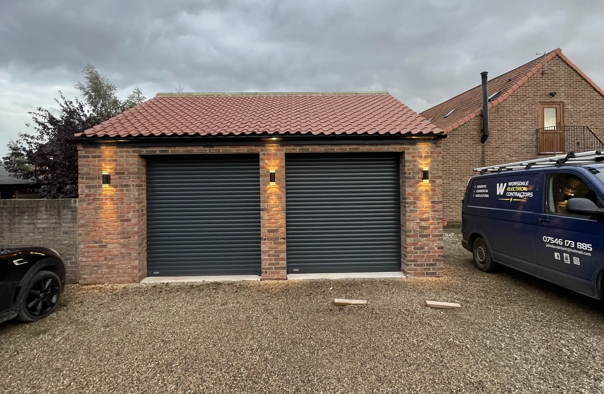 External power point with weatherproof enclosure